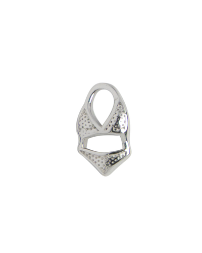 Silver Charm Sunburst Heart