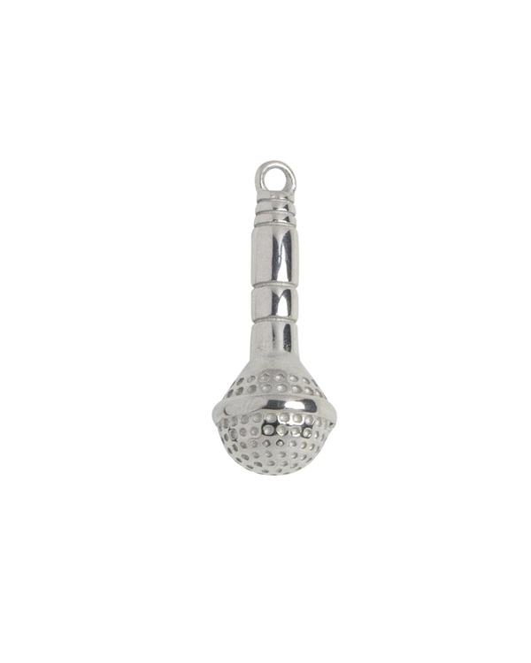Silver Charm Heart Medallion