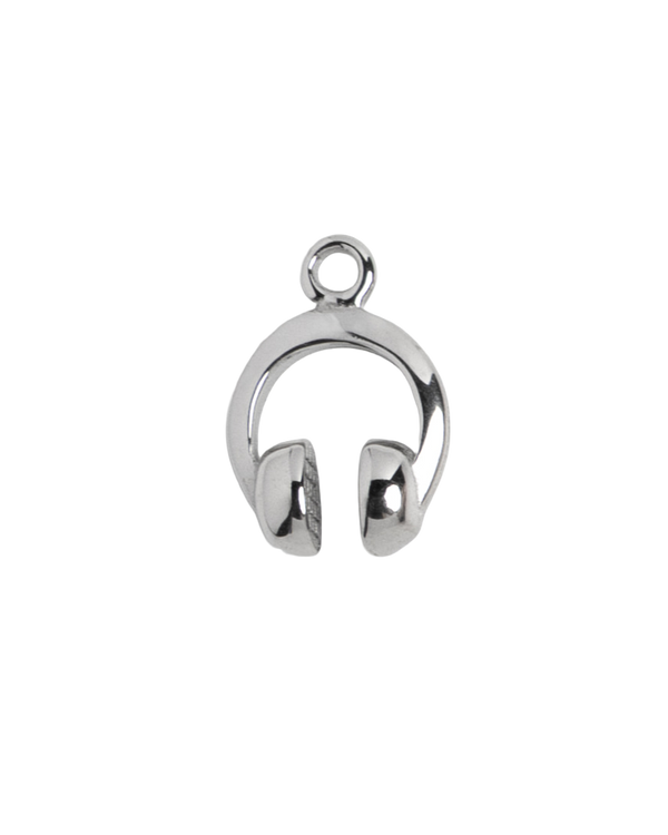 Silver Charm Headphones