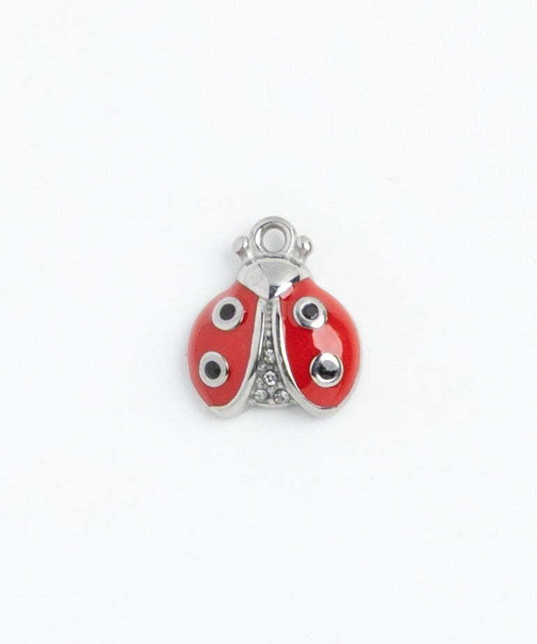 Silver Charm Ladybug