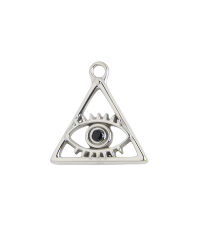 Silver Charm Eye Triangle