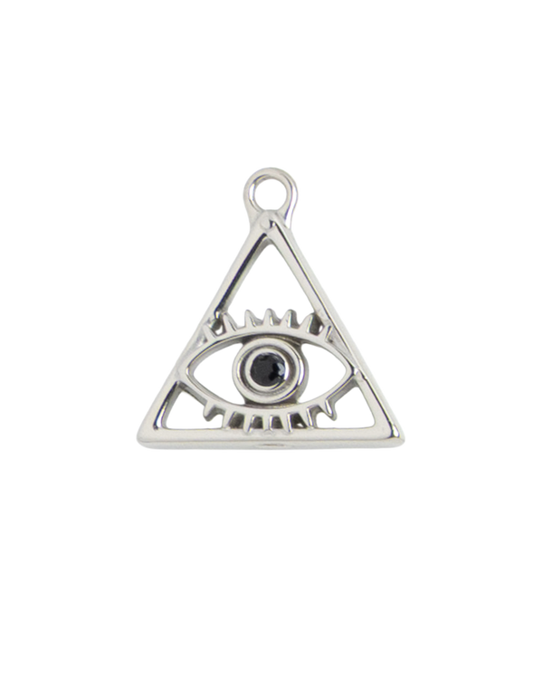 Silver Charm Eye Triangle