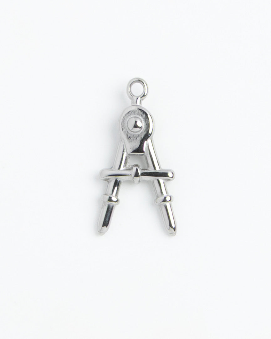 Silver Charm Drawing Compass