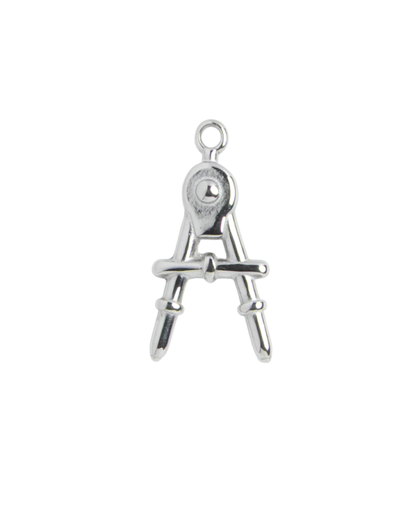 Silver Charm Drawing Compass