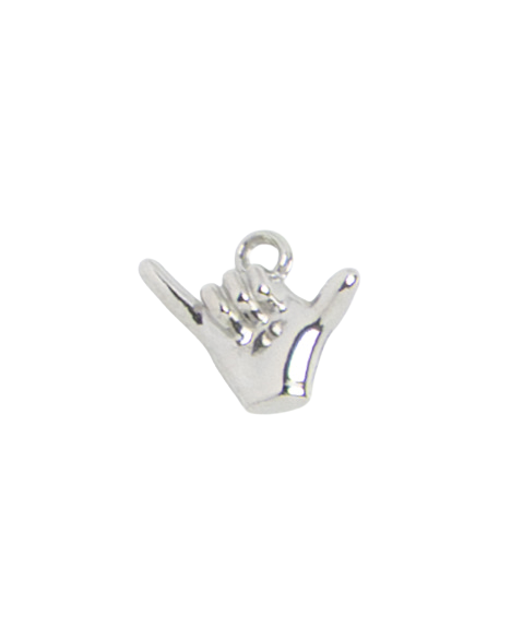 Silver Charm Rock Hand