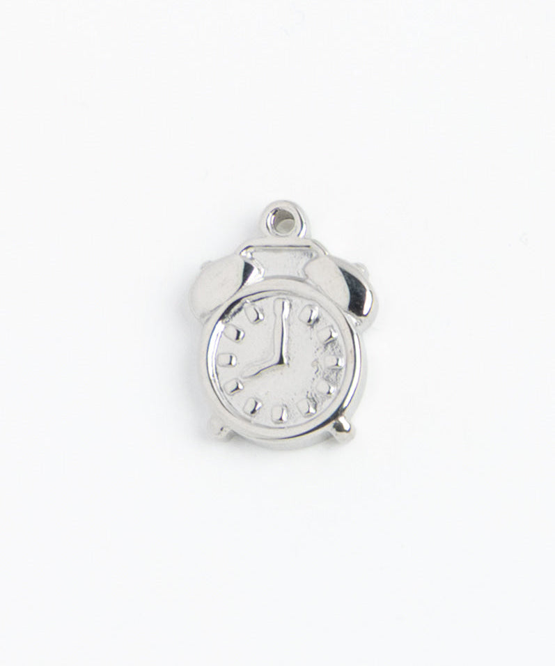 Silver Charm Alarm Clock