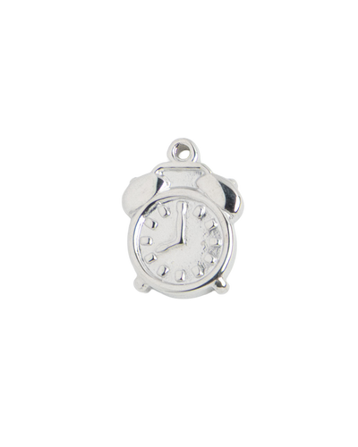 Silver Charm Alarm Clock