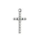 Silver Charm Beaded Cross Mini