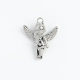 Silver Charm Angel Figure