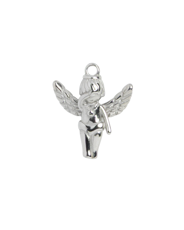 Silver Charm Angel Figure