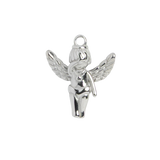 Silver Charm Angel Figure