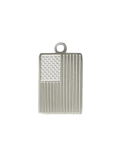 Silver US Flag