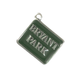 Silver Bryant Park Sign