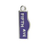 Silver Fifth Ave Sign