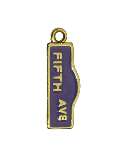 Gold Fifth Ave Sign