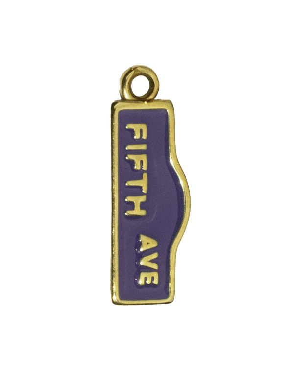 Gold Fifth Ave Sign