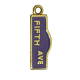 Gold Fifth Ave Sign