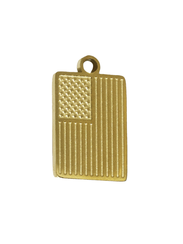 Gold US Flag