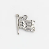 Silver Charm American Flag
