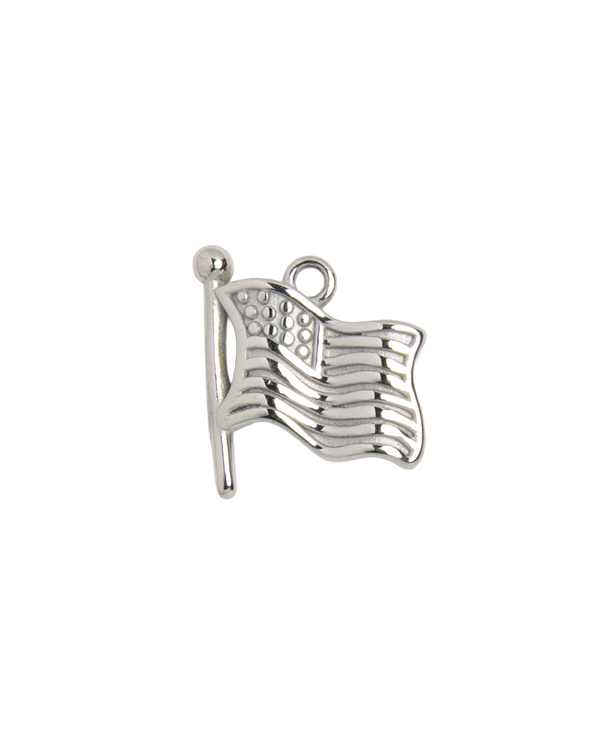 Silver Charm American Flag
