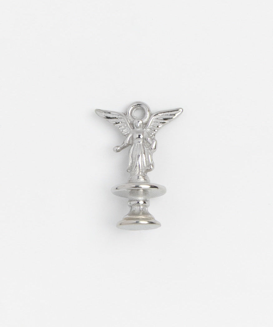 Silver Charm Angel Statue
