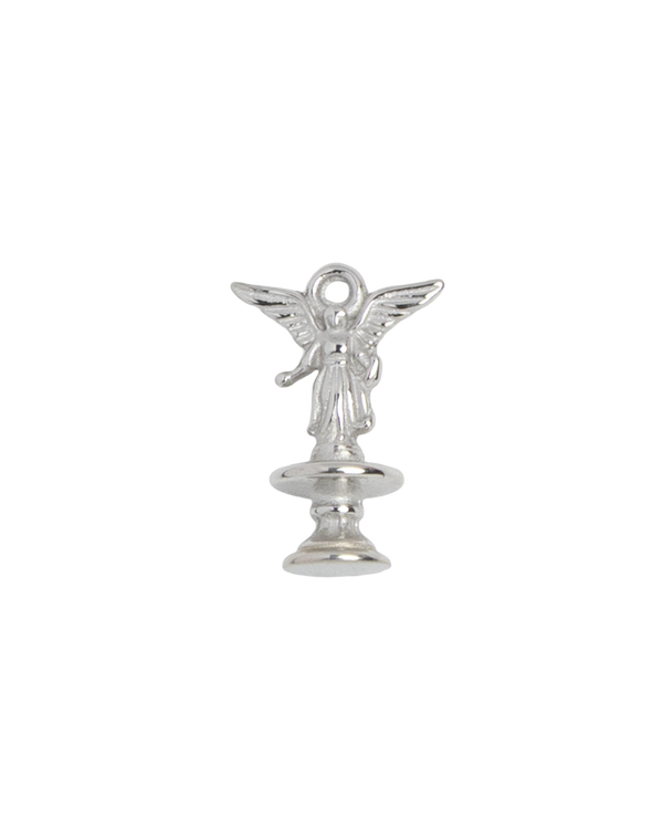 Silver Charm Angel Statue