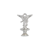 Silver Charm Angel Statue