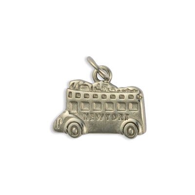 Silver NY Tour Bus