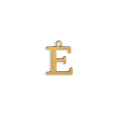 Gold Letter "E"