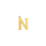 Gold Letter "N"