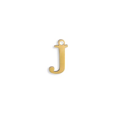 Gold Letter "J"