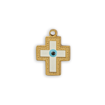 Gold Cross with Eye