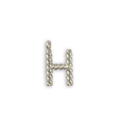 Silver Letter "H"