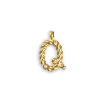 Gold Letter "Q"