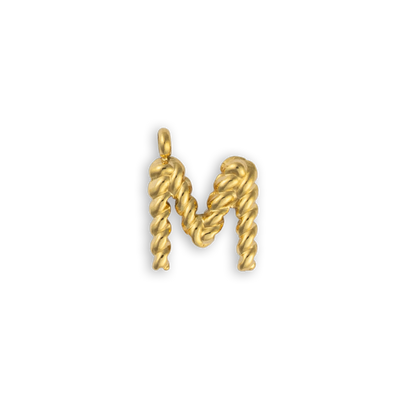 Gold Letter "M"