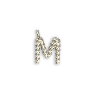 Silver Letter "M"