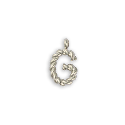Silver Letter "G"