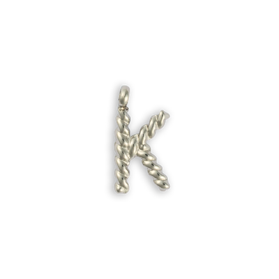 Silver Letter "K"
