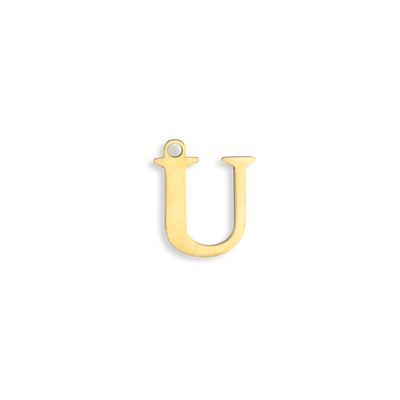 Gold Letter "U"