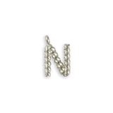Silver Letter "N"