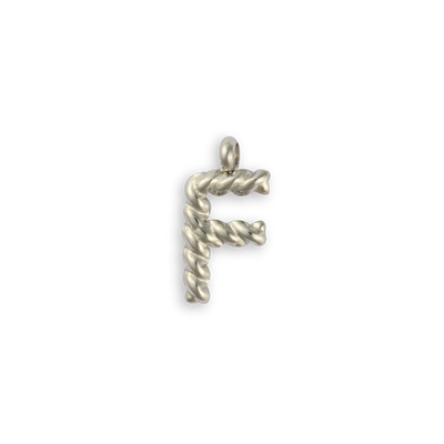 Silver Letter "F"