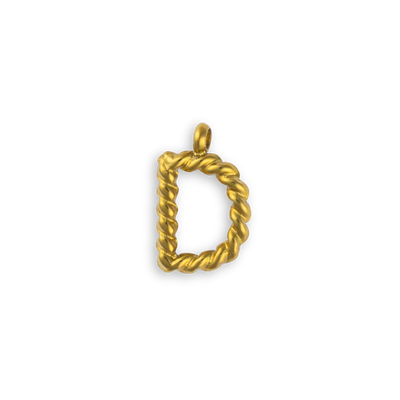 Gold Letter "D"