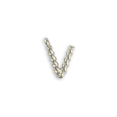 Silver Letter "V"