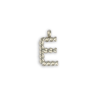 Silver Letter "E"