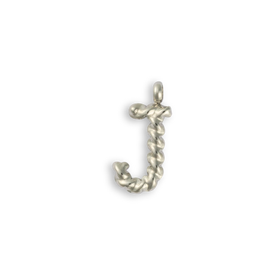 Silver Letter "J"