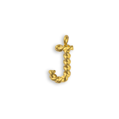 Gold Letter "J"