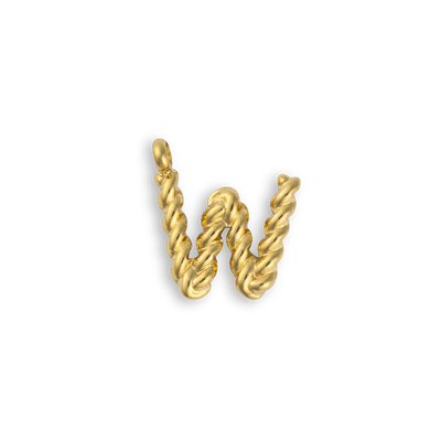 Gold Letter "W"