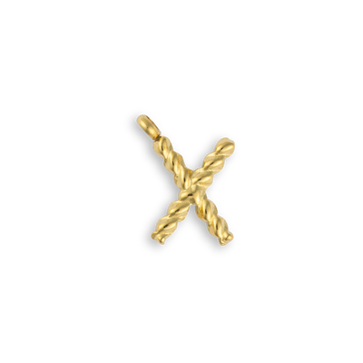 Gold Letter "X"