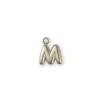 Silver Letter "M"
