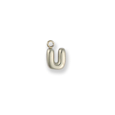 Silver Letter "U"